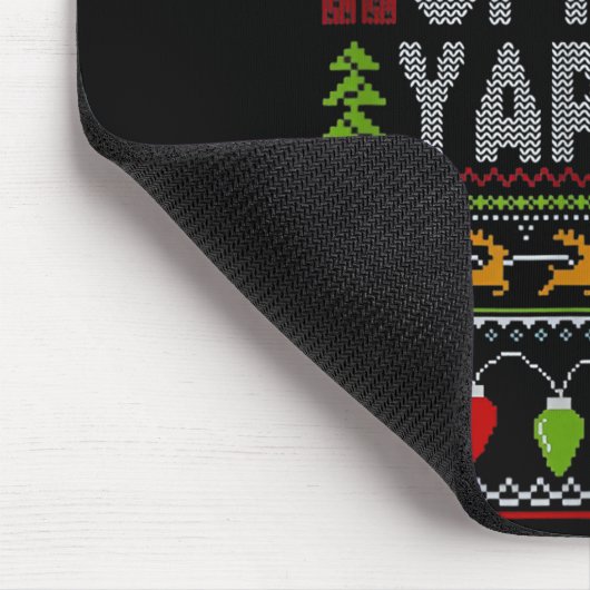 Office Yapper Ugly Sweater Christmas  Muismat (Hoek)