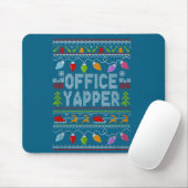 Office Yapper Ugly Sweater Christmas  Muismat (Met muis)