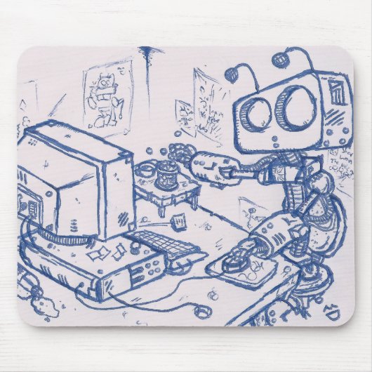 Officebot Mousemat Muismat (Voorkant)