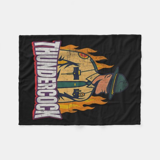 Officer Sergeant Cius Thunder Bodycam Funny Meme Fleece Deken (Voorkant (Horizontaal))