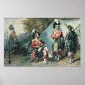 Officers of the 79th Highlanders Poster (Voorkant)