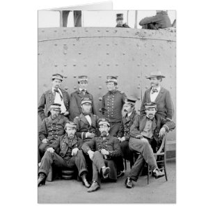 Officers op USS-monitor, 1862