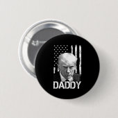 Official 2025 Trump Daddy _2  Ronde Button 5,7 Cm (Voorkant /achterkant)