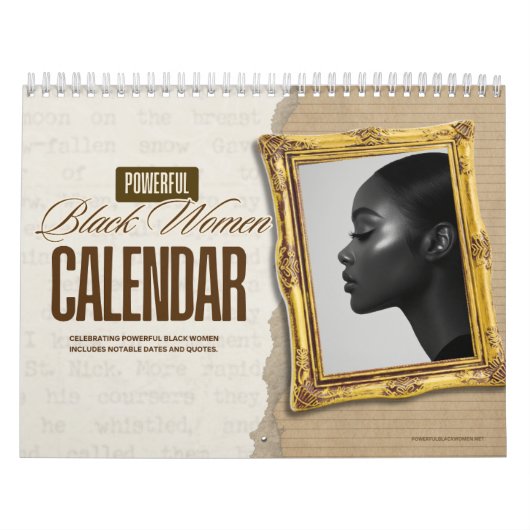 Official 2026 Powerful Black Women Calendar Kalender (Hoes)