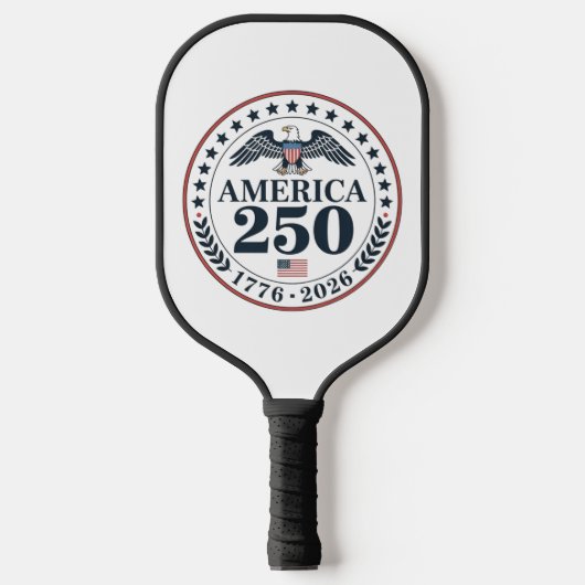 Official America 250th Anniversary Commemorative Pickleball Paddle (Voorkant)