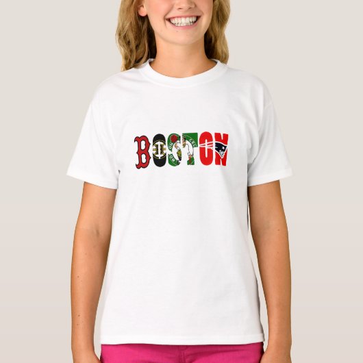 Official Boston Sport Teams T-Shirt (Voorkant)