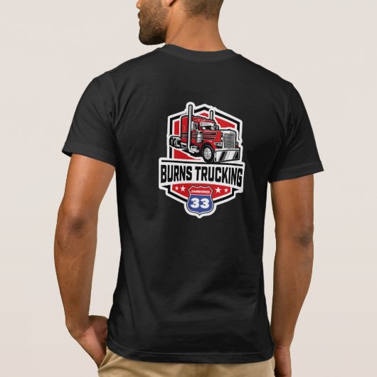 Official Burns Trucking TShirt (Achterkant)