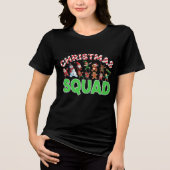 Official Christmas Squad Member | Funny Festive Ty Tri-Blend Shirt (Voorkant)