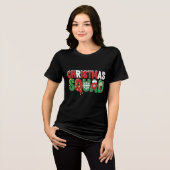 Official Christmas Squad Member | Funny Festive Ty Tri-Blend Shirt (Voorkant volledig)