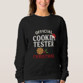 Official Cookie Tester Christmas Tee Trui (Voorkant)