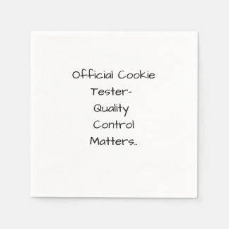 Official Cookie Tester- Quality Control Matters  Servet