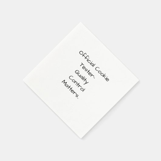 Official Cookie Tester- Quality Control Matters Servet (Hoek)