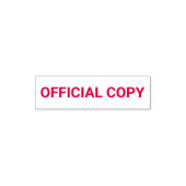 Official Copy Template Zelfinktende Stempel (Design)