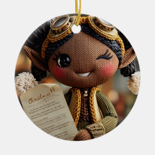  Official Elf Report  Keramisch Ornament (Voorkant)
