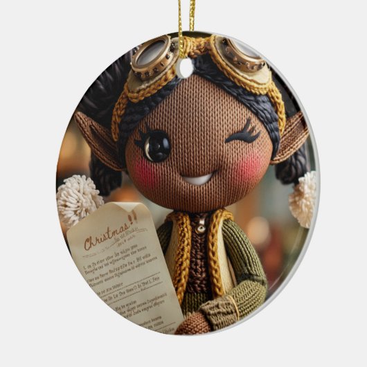  Official Elf Report  Keramisch Ornament (Links)