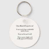  Official Elf Report  Sleutelhanger (Achterkant)