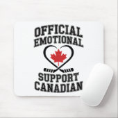 Official Emotional Support Canadian Hockey Player Muismat (Met muis)