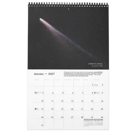 Official FWAS 2026 Member Wall Calendar - Medium Kalender (Jan 2027)