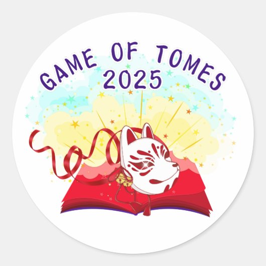 Official Game of Tomes 2025 Stickers (Voorkant)