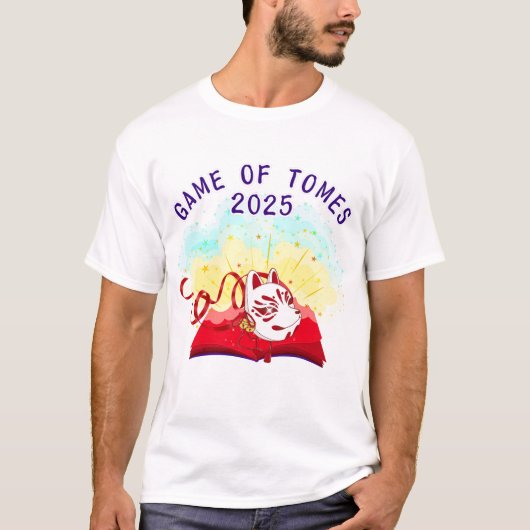 Official Game of Tomes 2025 T-Shirt (Voorkant)