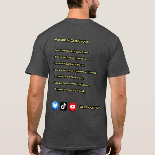 Official GeekSpooge T-Shirt (Achterkant)