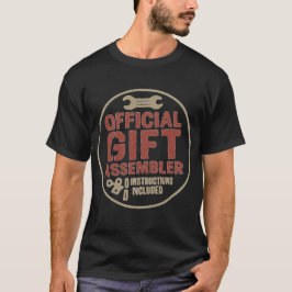 Official Gift Assembler Funny Dad Christmas Shirt