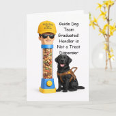 Official Human Treat Dispenser – Chocolate Lab Kaart (Gele Bloem)