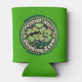 Official Irish Drinking Team St Patricks Day Blikjeskoeler (Achterkant)
