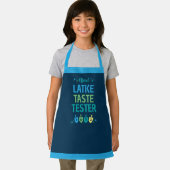 Official Latke Taste Tester Kids Hanukkah Apron Schort (Insitu)