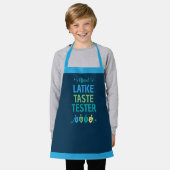 Official Latke Taste Tester Kids Hanukkah Apron Schort (Gedragen)
