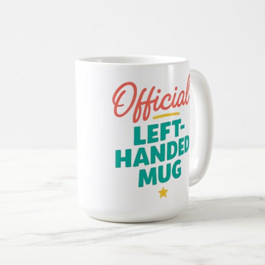  Official Left‑Handed Mug  Koffiemok (Voorkant rechts)