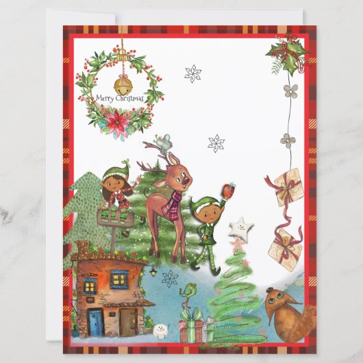 Official Letter from Santa Claus | Traditional Red (Achterkant)