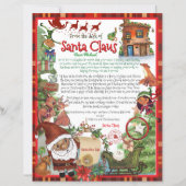 Official Letter from Santa Claus | Traditional Red (Voorkant)