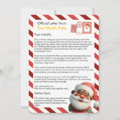 Official Letter from the North Pole for Kids Feestdagenkaart (Voorkant)