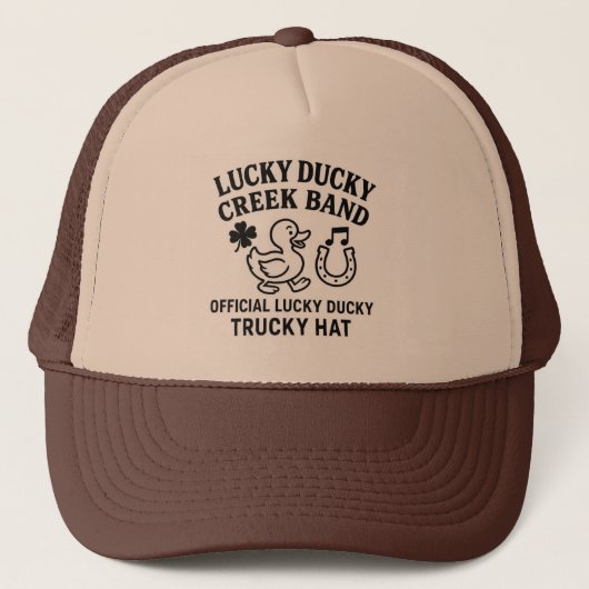 Official Lucky Ducky Trucky Hat-Complete Trucker Pet (Voorkant)