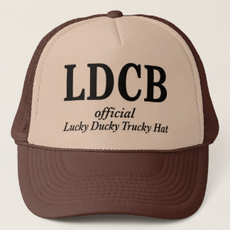 Official Lucky Ducky Trucky Hat-Initials Trucker Pet