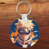 Official Naruto Uzumaki Anime Keychain - Metal Car (Achterkant)