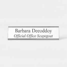 Official Office Scapegoat White Bureau Naambordje