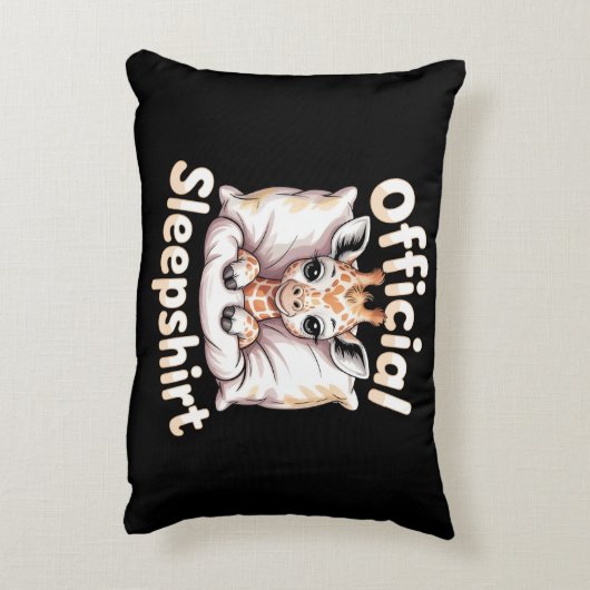  Official Sleepshirt Giraffe Accent Kussen (Achterkant (Verticaal))