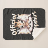 Official Sleepshirt Giraffe Sherpa Deken (Voorkant (horizontaal))