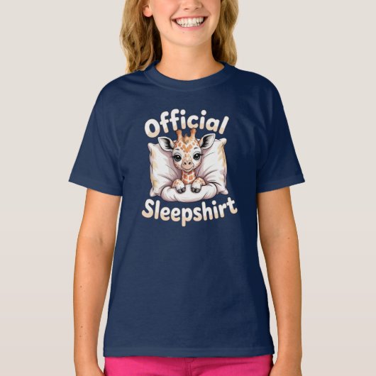 Official Sleepshirt Giraffe T-shirt (Voorkant)