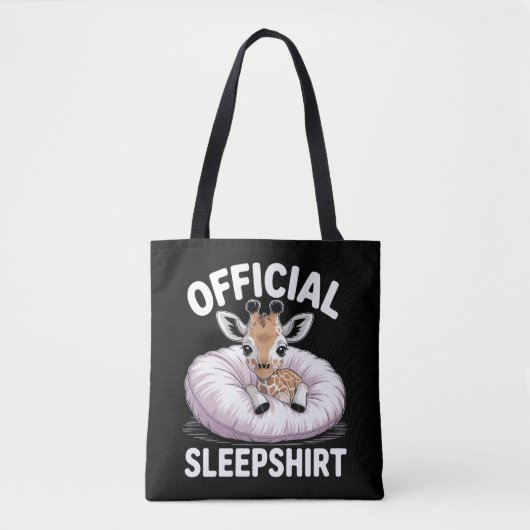  Official  Sleepshirt Giraffe Tote Bag (Voorkant)