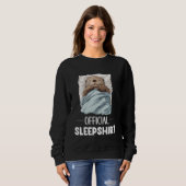 Official Sleepshirt Sleeping Sea Otter Animal Love Trui (Voorkant volledig)