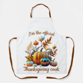 Official Thanksgiving Cook Schort (Voorkant)