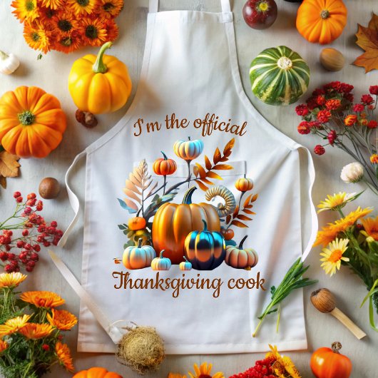 Official Thanksgiving Cook Schort