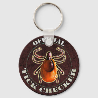 Official Tick Checker keychain