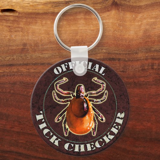 Official Tick Checker keychain (Voorkant)