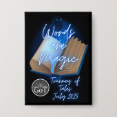 Official Tourney of Tales July 2025 Button (Voorkant)