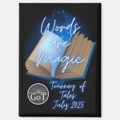 Official Tourney of Tales July 2025 Magnet (Voorkant)