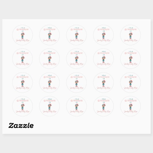 Official Traveluxe Elf Ronde Sticker (Vel)